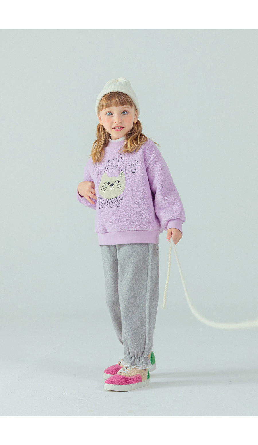 I LOVE J Peaceful day fleece mtm