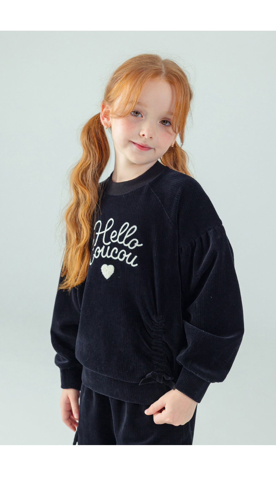 I LOVE J Hello coucou velour mtm