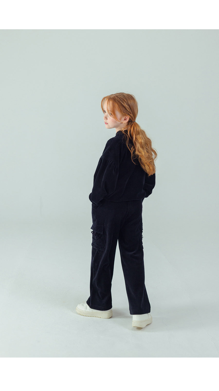 I LOVE J Hello coucou semi velour pants