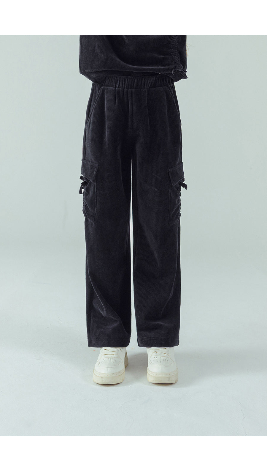 I LOVE J Hello coucou semi velour pants