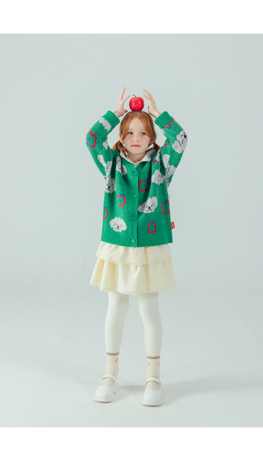 I LOVE J Poodle knit cardigan