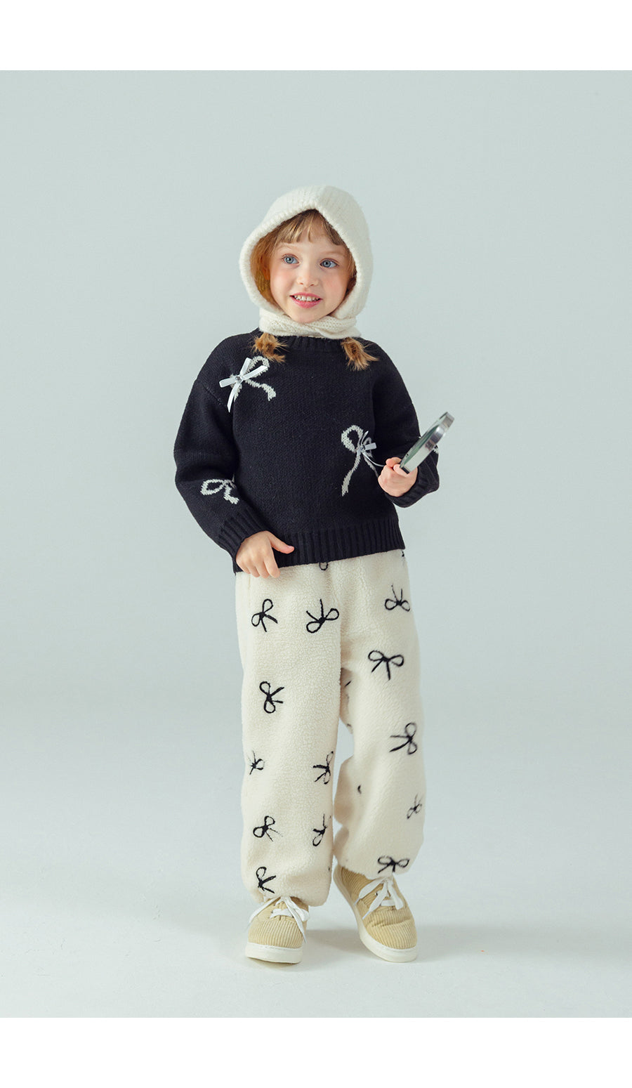 I LOVE J Ribbon short knit top