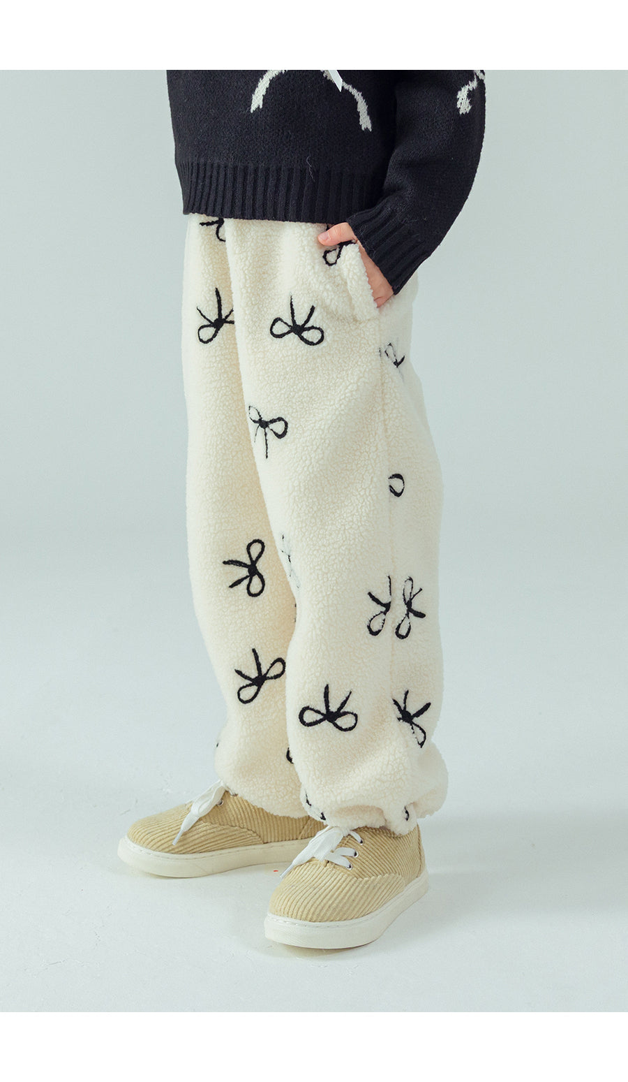 I LOVE J Ribbon dumble pants