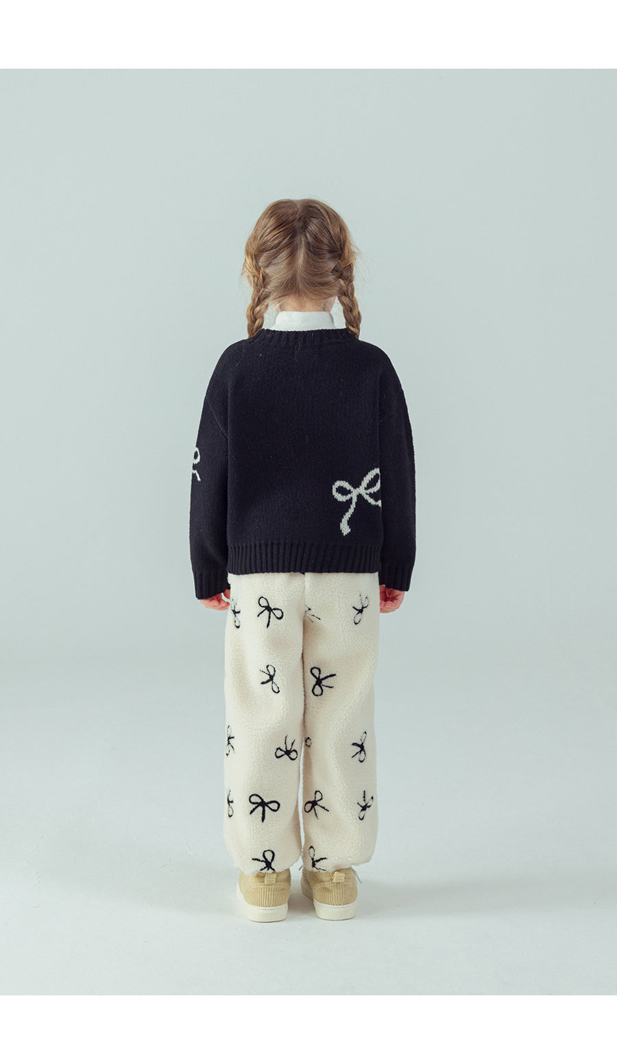 I LOVE J Ribbon short knit top