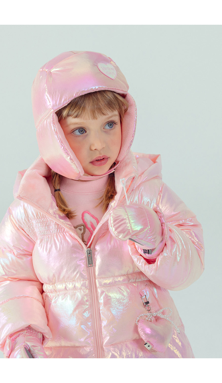 I LOVE J Mellow day padding earmuff hat