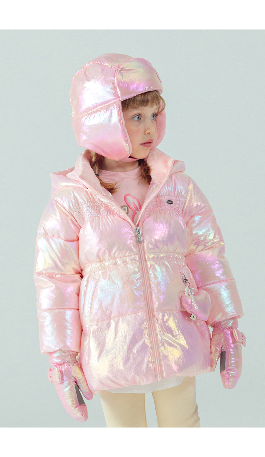 I LOVE J Mellow day padding earmuff hat