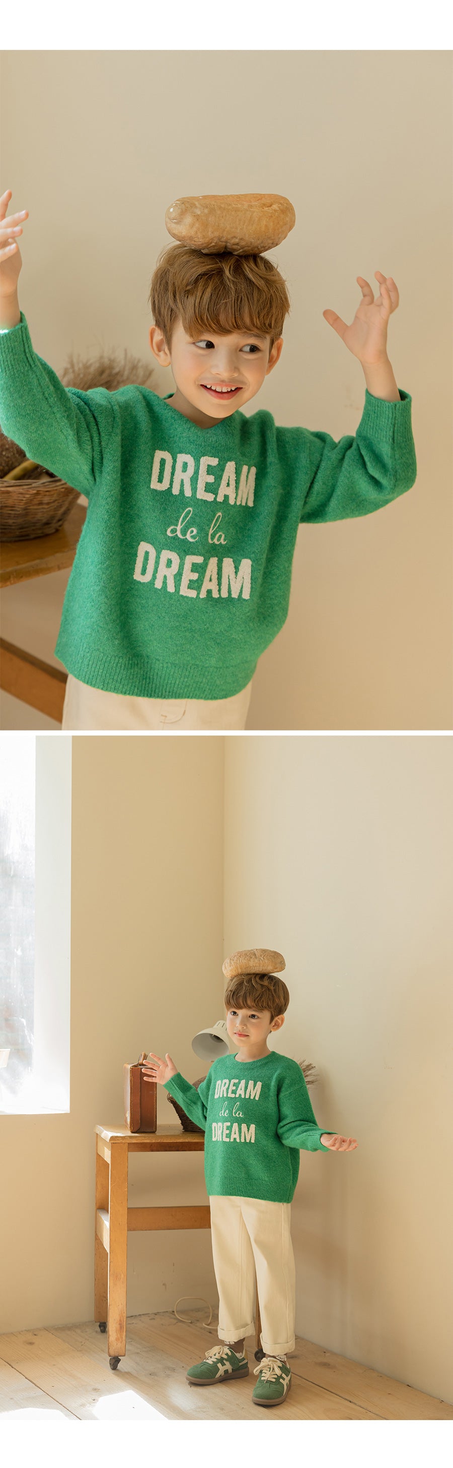 I LOVE J Dream boucle knit top