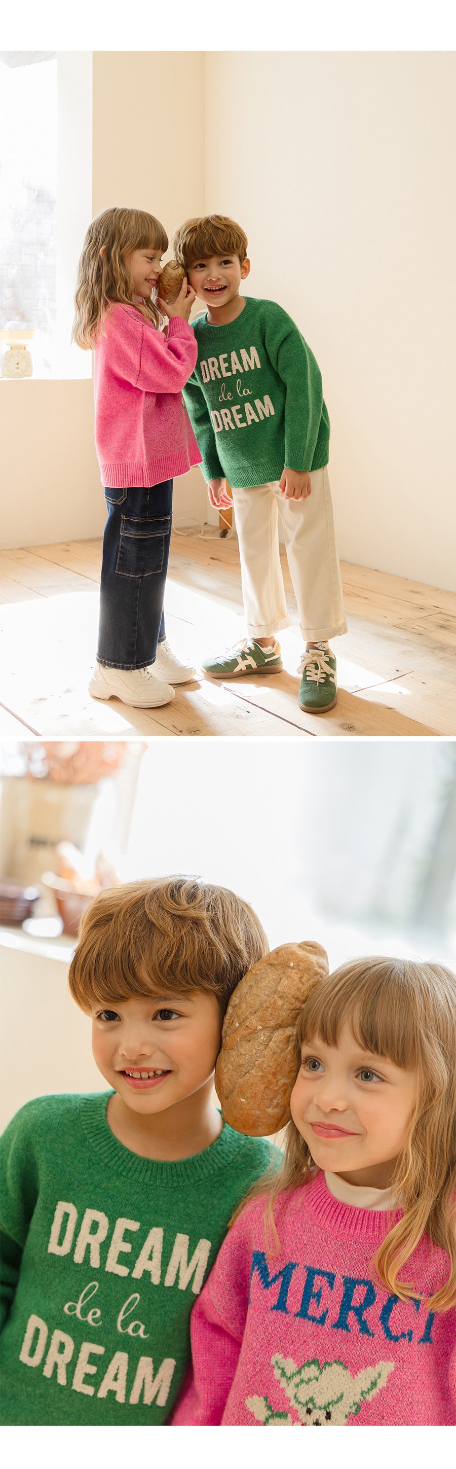 I LOVE J Dream boucle knit top