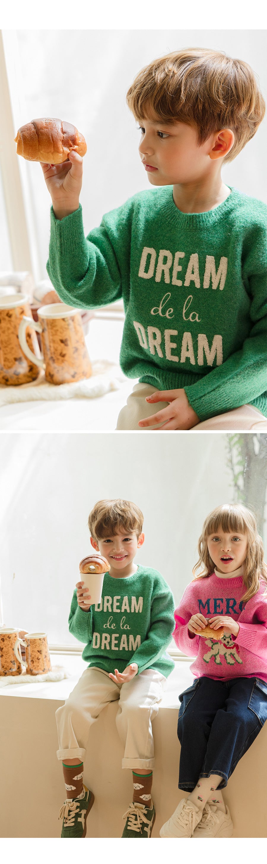 I LOVE J Dream boucle knit top