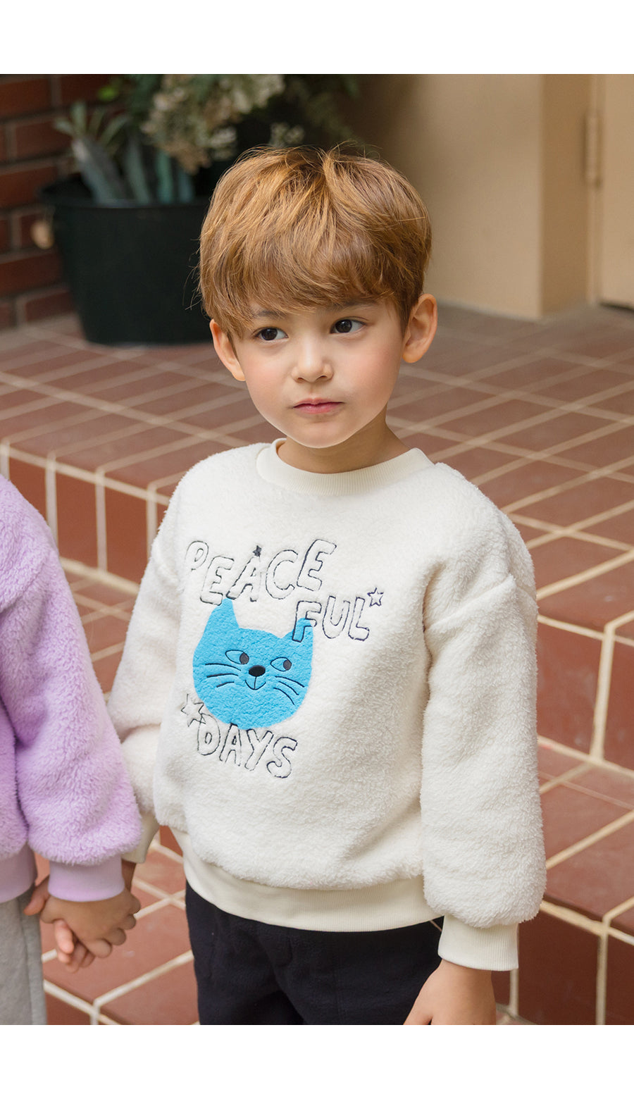 I LOVE J Peaceful day fleece mtm