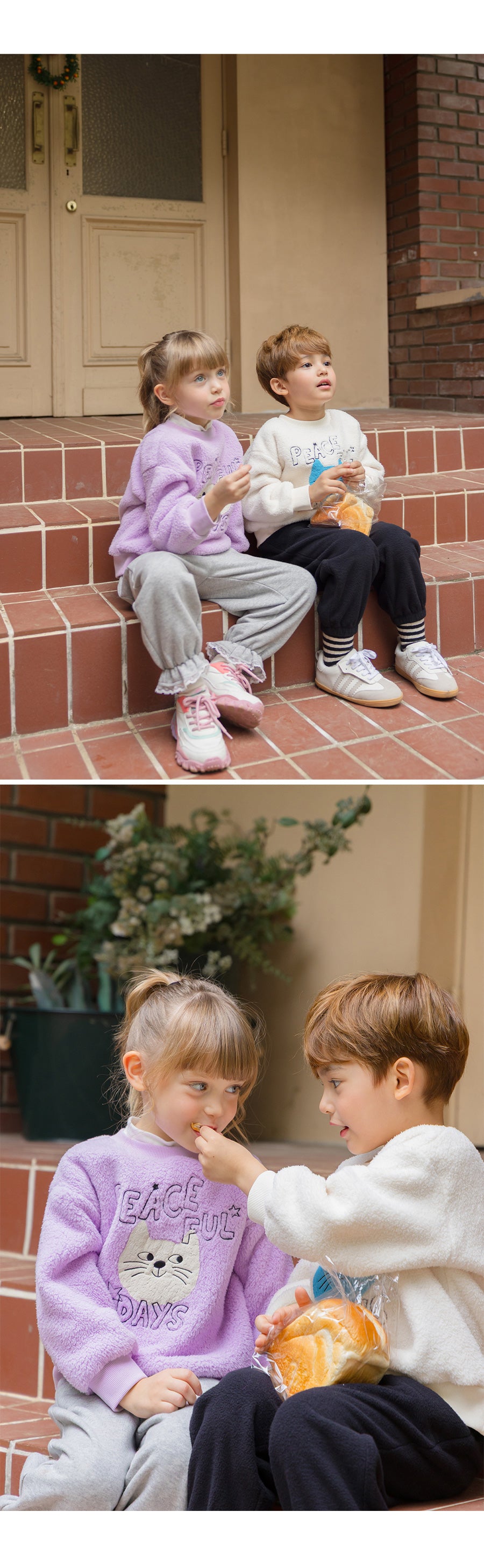 I LOVE J Peaceful day fleece mtm