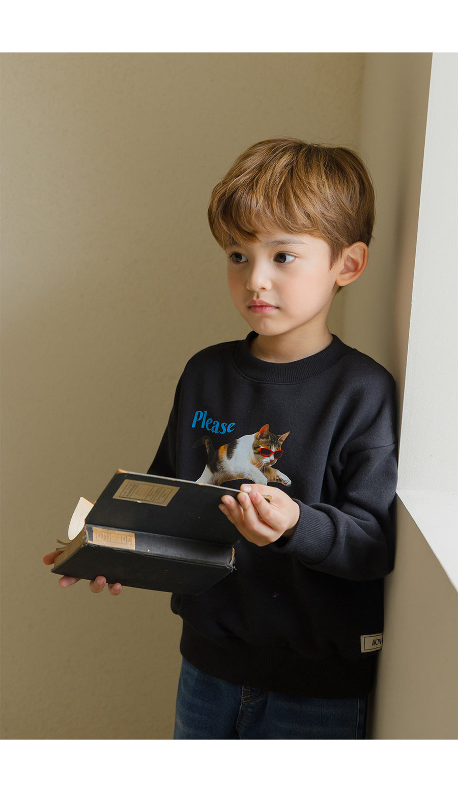 I LOVE J Cat fleece mtm