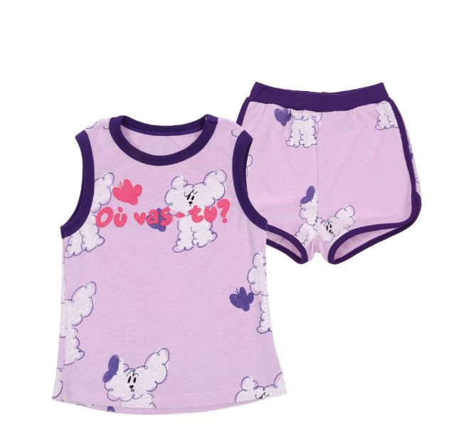 BEBEBEBE 1st summer pre order Butterfly cat towel SET