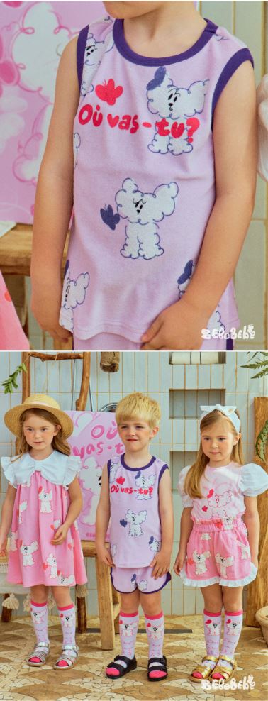 BEBEBEBE 1st summer pre order Butterfly cat towel SET