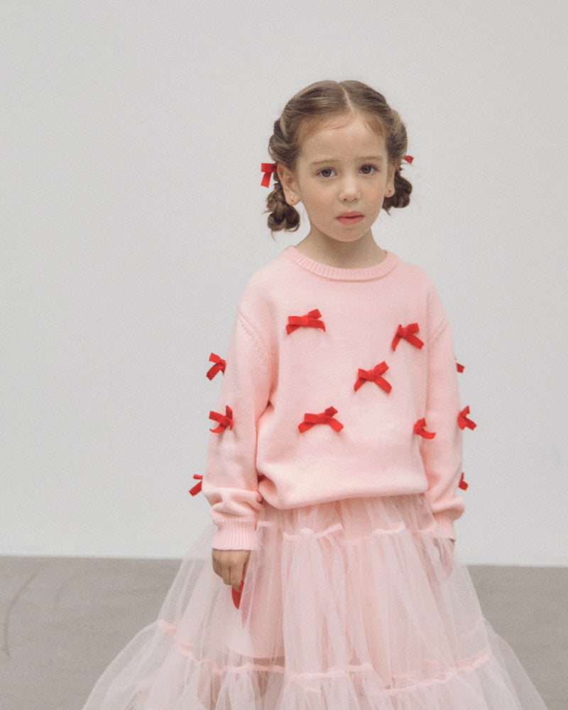 ROANJANE Rosy ribbon sweater