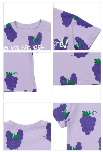 BEBEBEBE 1st summer pre order Grape rabbit training SET (PURPLE)