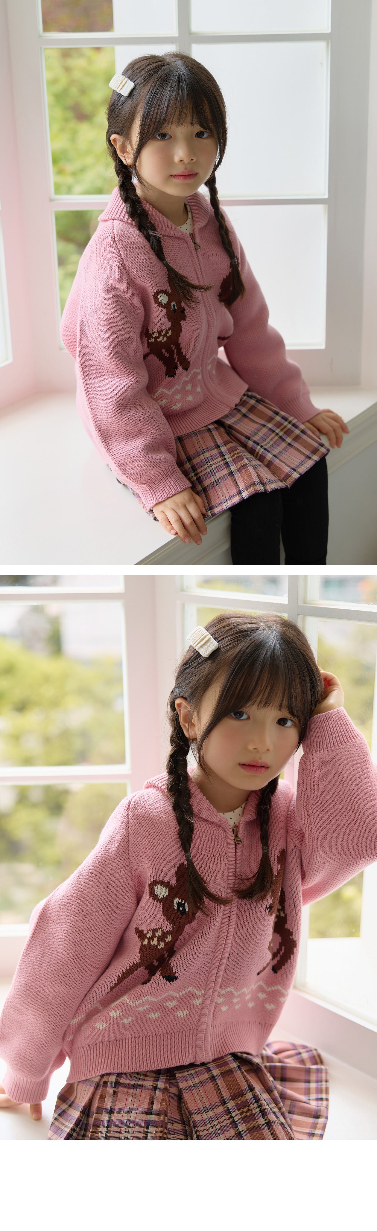 BEBETAILOR Bambi zip up knit jacket