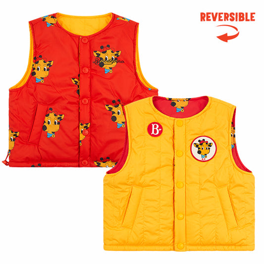 BEBE DE PINO All over brooks baby reversible quilted vest