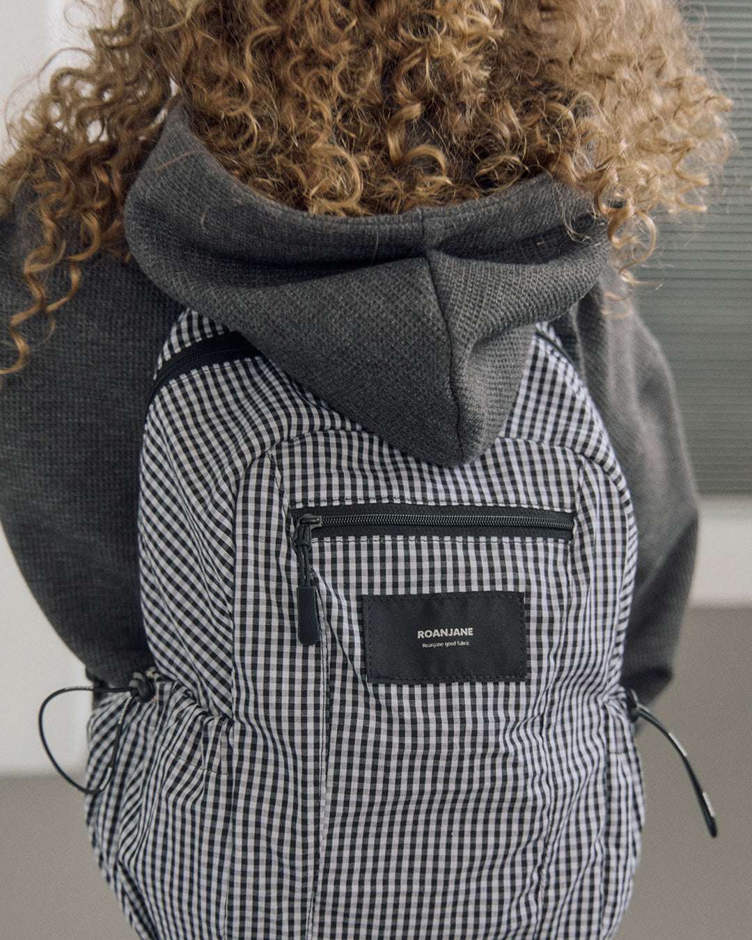 ROANJANE Checkered backpack