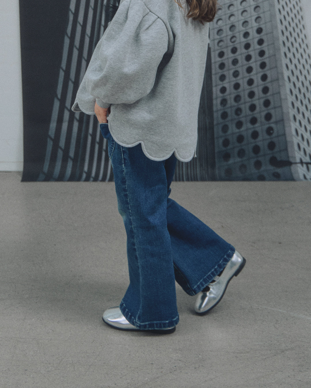 ROANJANE Paint denim pants