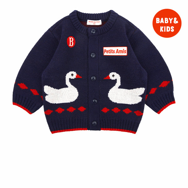 BEBE DE PINO Duck sweater cardigan