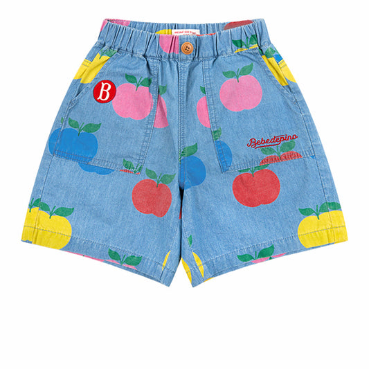 BEBE DE PINO All over apple denim pants