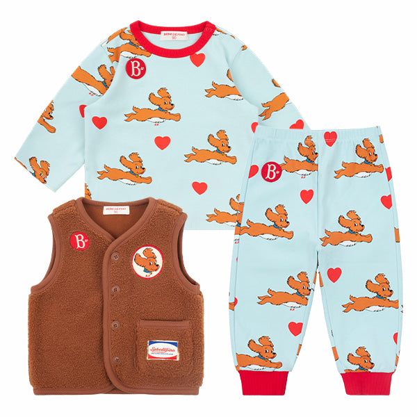 BEBE DE PINO All over jesse baby loungewear set