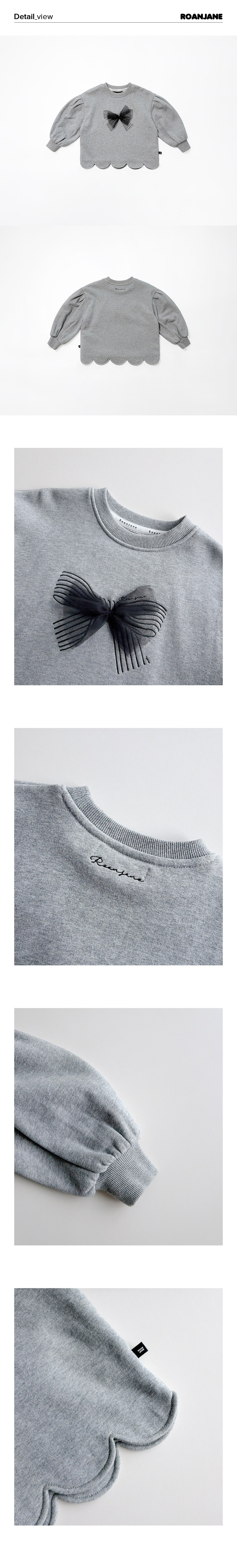 ROANJANE Ribbon sweatshirt