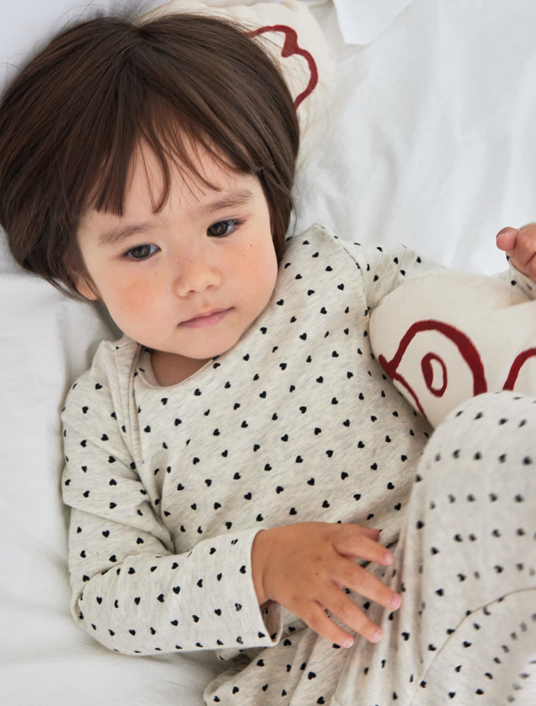 RAWUMBER Heart kong kids home wear
