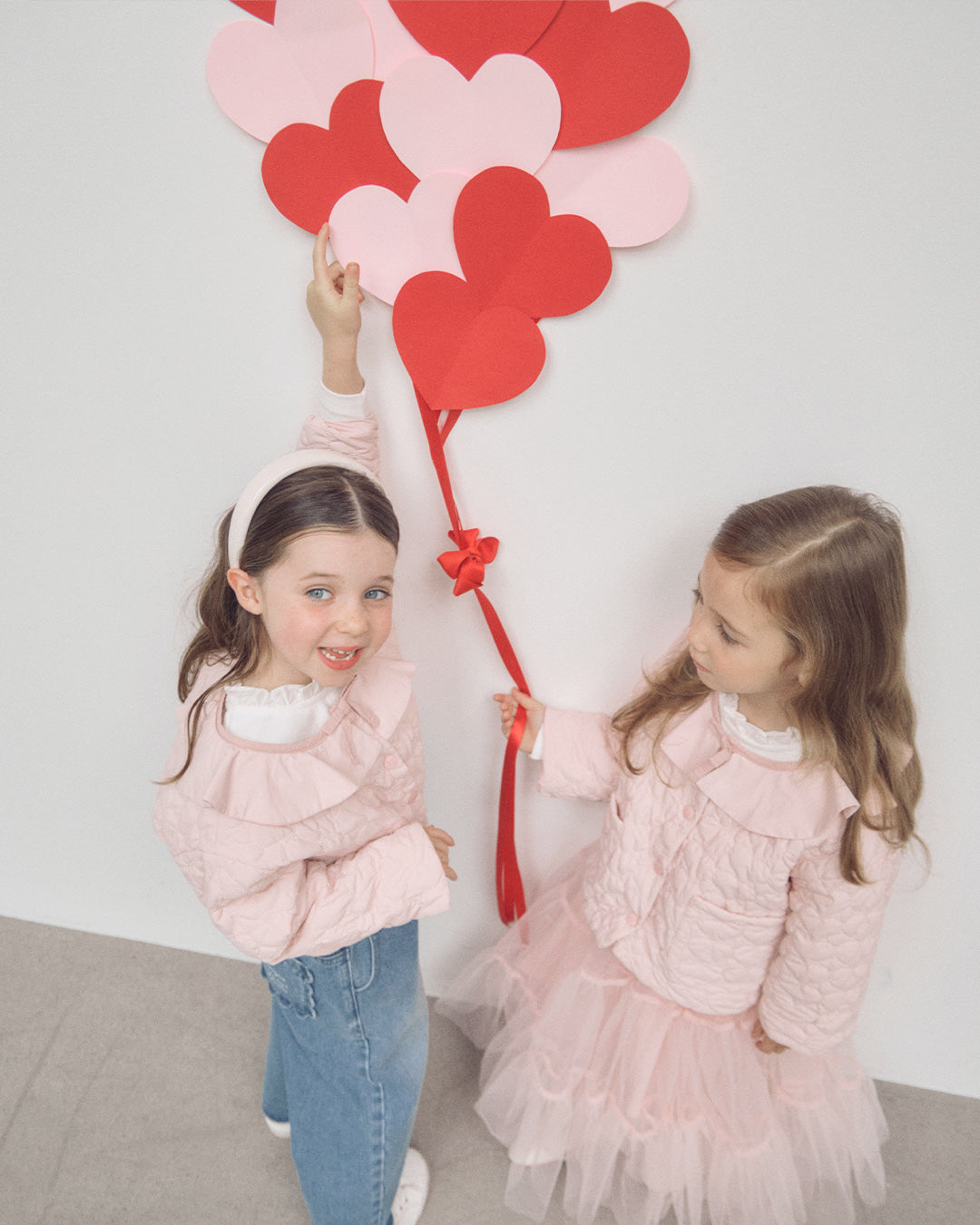 ROANJANE Heartping quilted jumper
