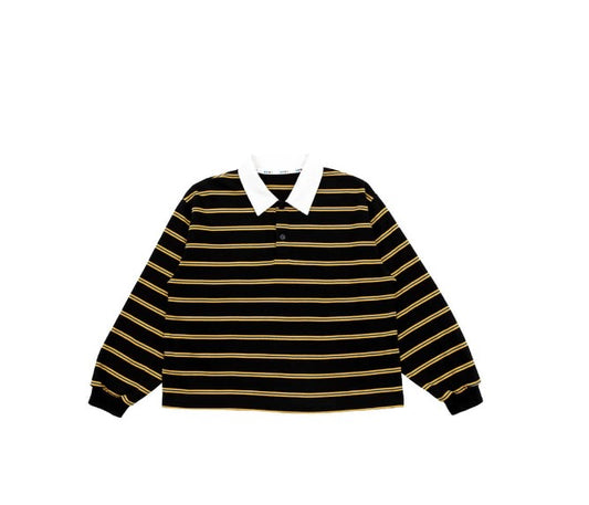 BEBEBEBE BE JUNIOR Pre Fall Horizotal stripes rugby t-shirt