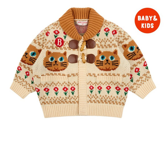 BEBE DE PINO Aloha cat sweater cowichan cardigan