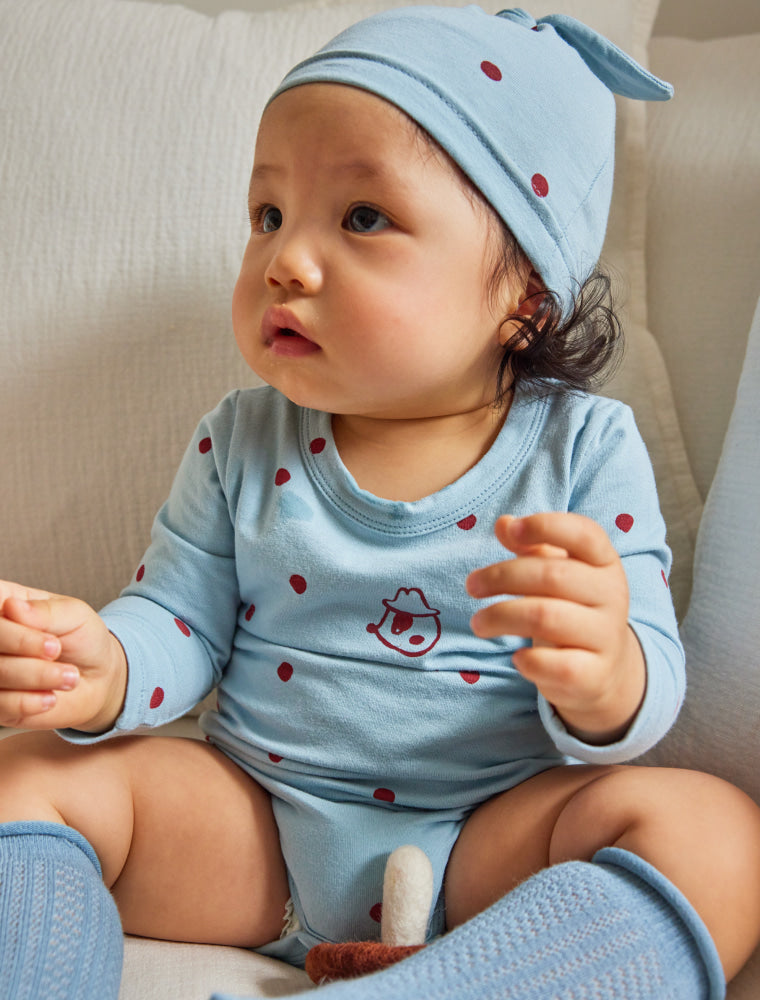 RAWUMBER Signature dot baby suit