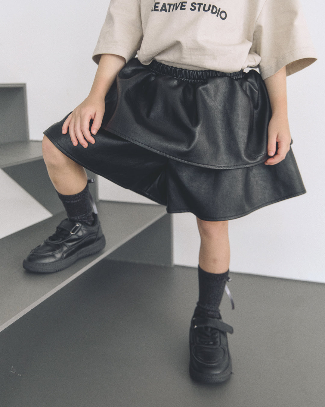 ROANJANE Mumu leather skirt pants