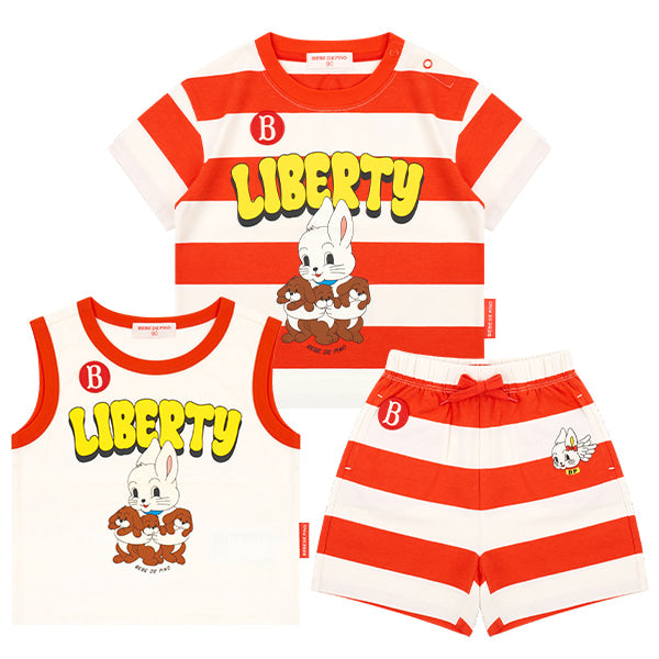 BEBE DE PINO Cozy rabbit baby loungewear set