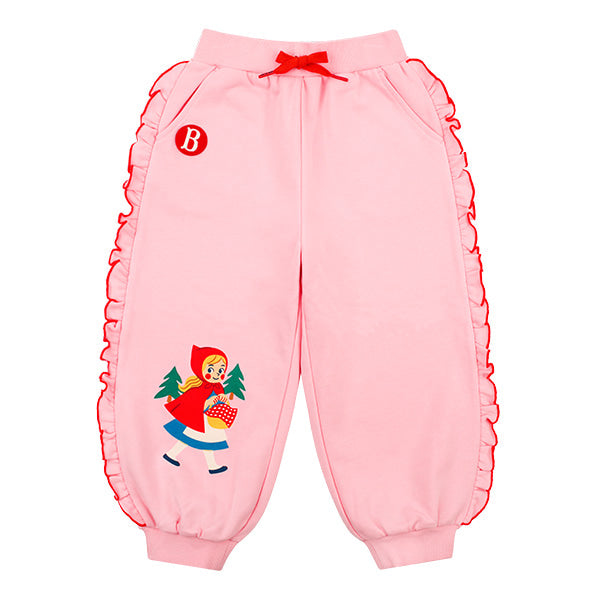BEBE DE PINO Forest girl frill sweatpants