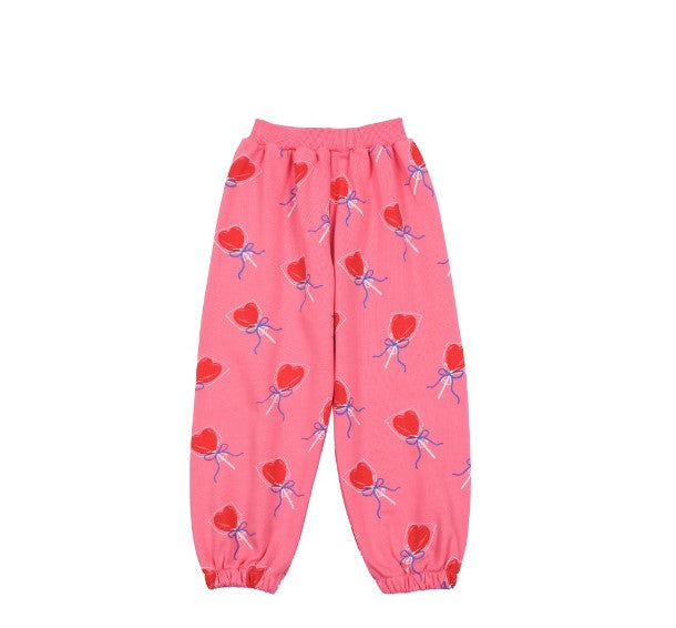 BEBEBEBE 2024 SPRING PRE Pink heart candy training pants ...