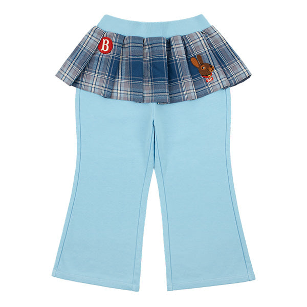 BEBE DE PINO Rabbit pleats layered sweatpants