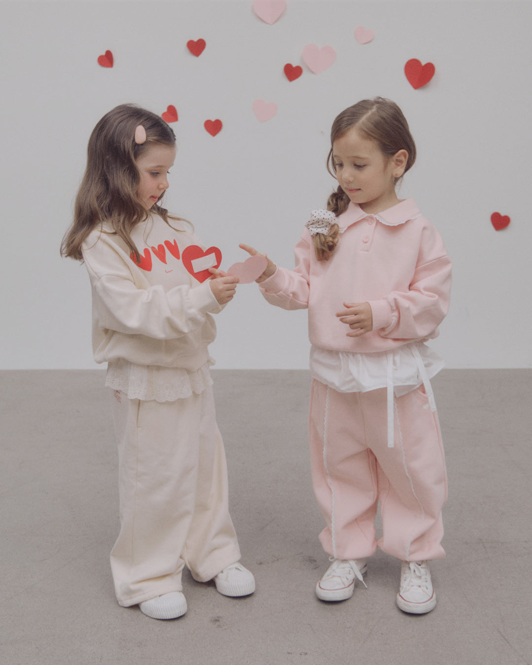 ROANJANE Pare heart sweatshirt