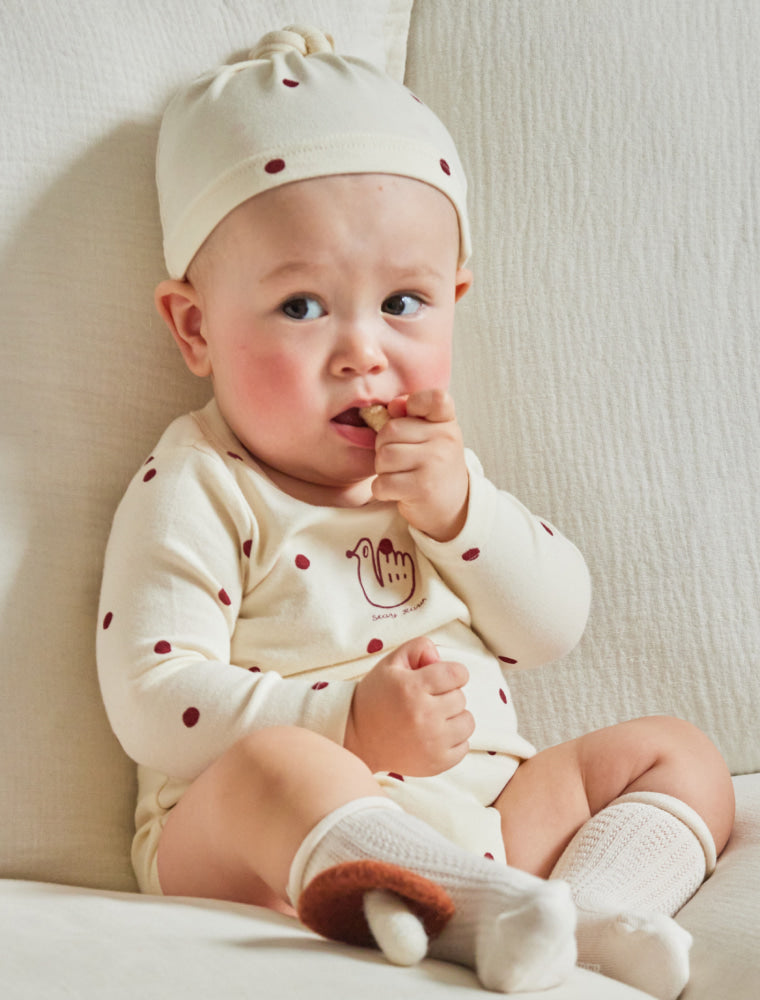 RAWUMBER Signature dot baby suit