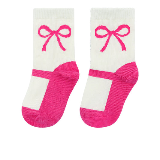 BEBE DE PINO Ribbon baby socks