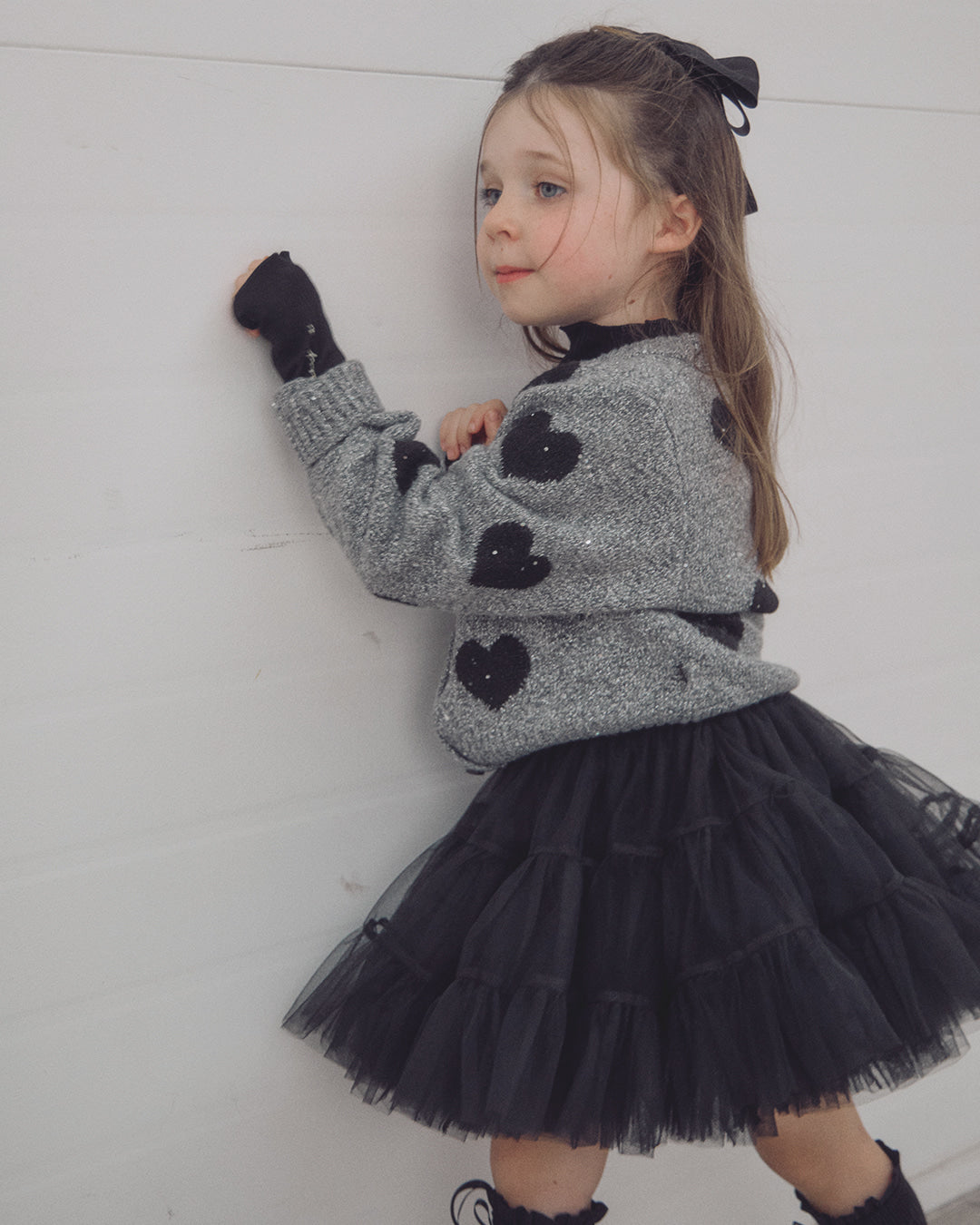 ROANJANE Sylvia tulle skirt (Black)