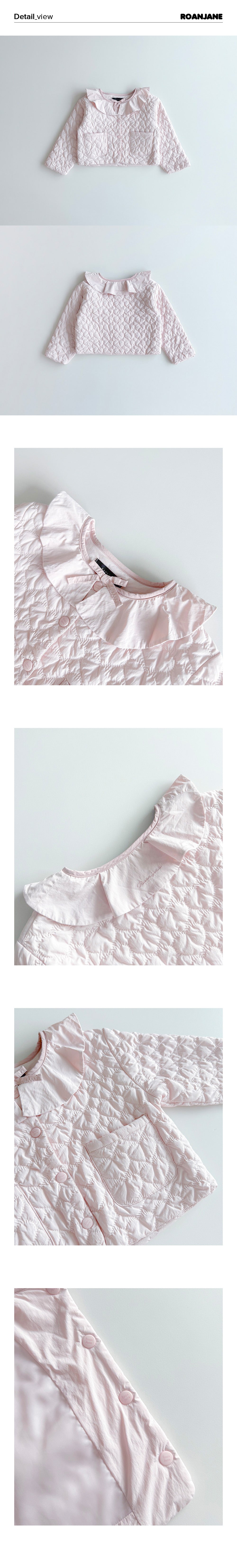 ROANJANE Heartping quilted jumper