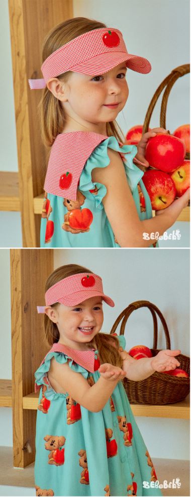 BEBEBEBE 1st summer pre order Apple sun visor (RED)