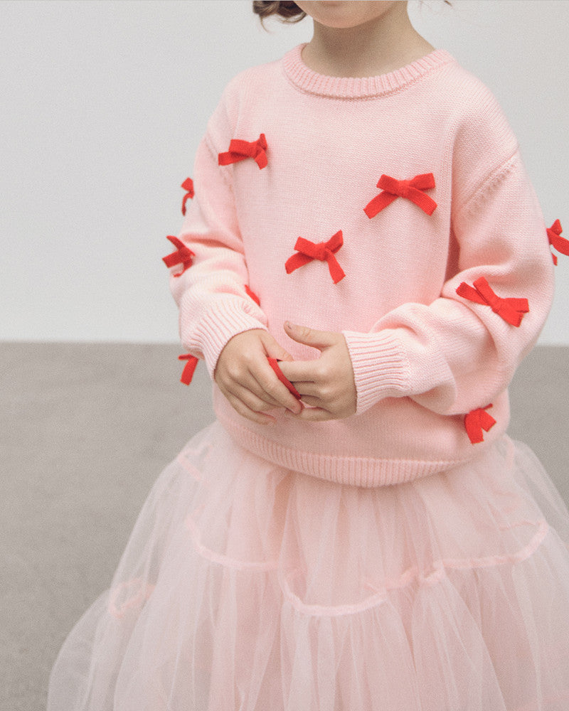 ROANJANE Rosy ribbon sweater