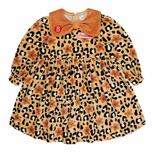 BEBE DE PINO All over leopard collar dress