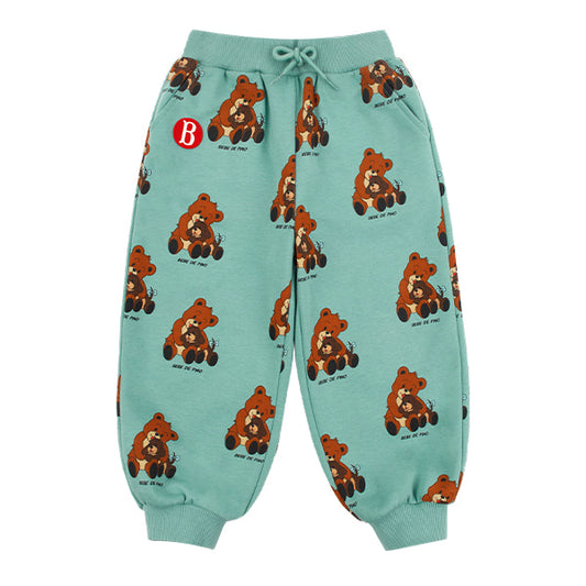 BEBE DE PINO All over hug bear sweatpants