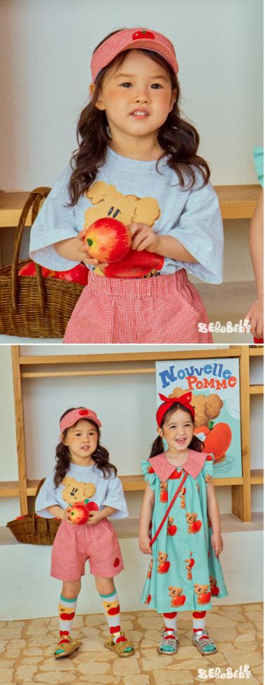 BEBEBEBE 1st summer pre order Apple sun visor (RED)