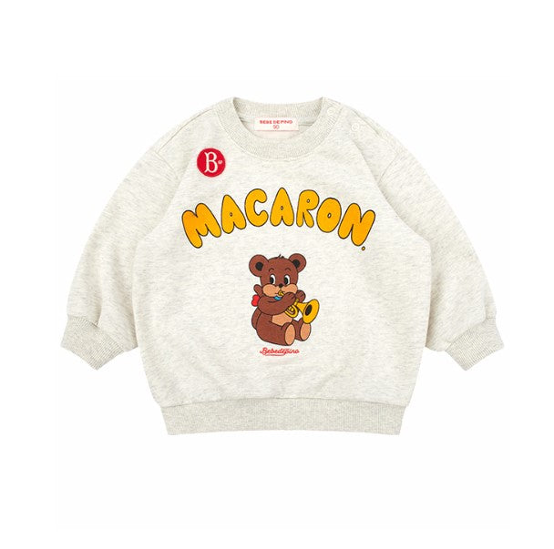 BEBE DE PINO Macaron baby sweatshirt