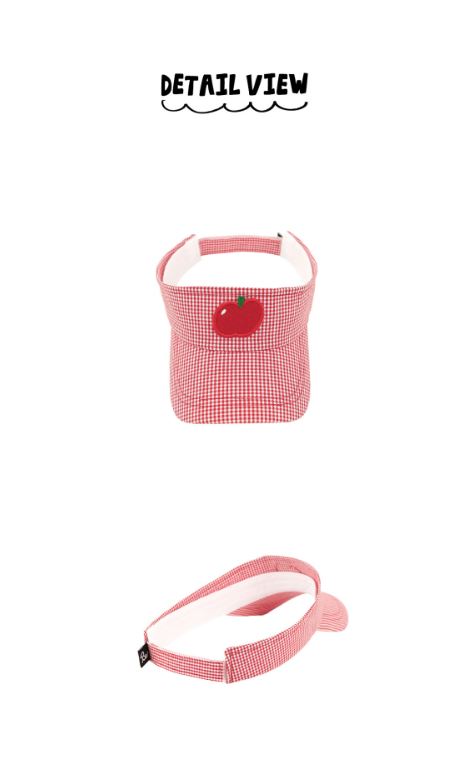 BEBEBEBE 1st summer pre order Apple sun visor (RED)